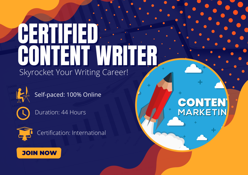Certified CONTENT WRITER